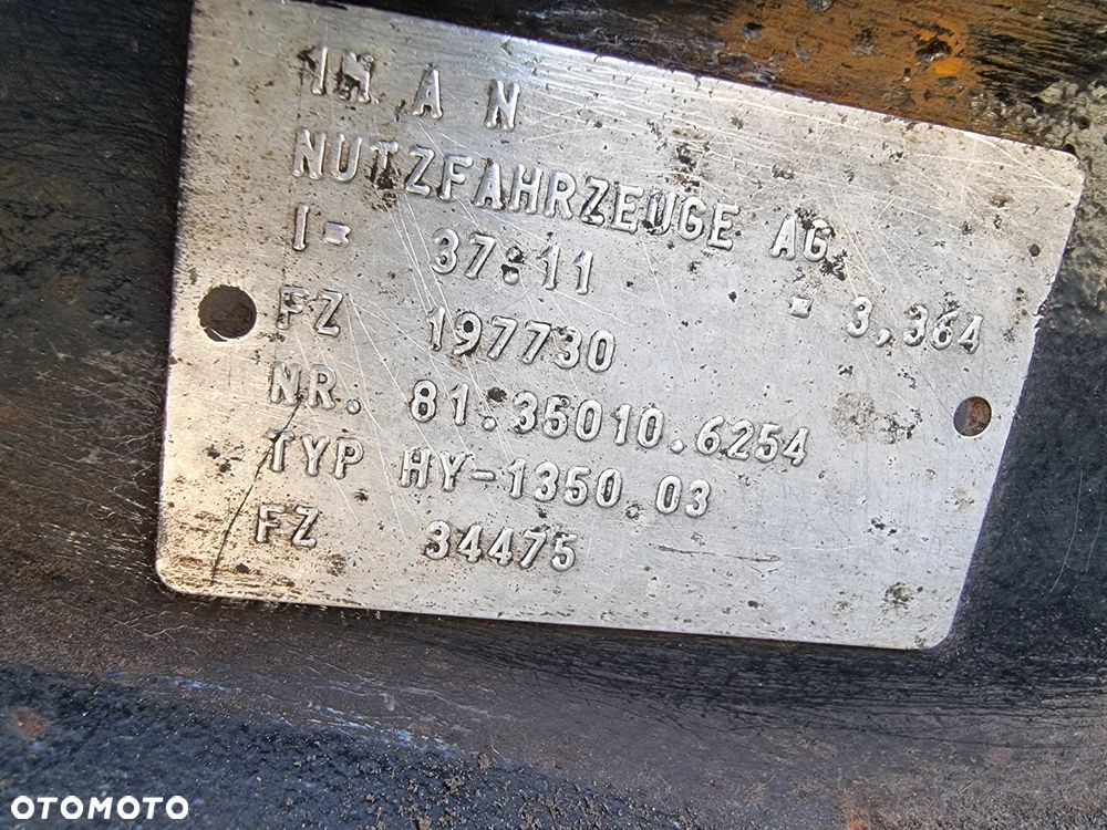 Wkład mostu Man typ 1350 03 przełożenie 37/11 - 1