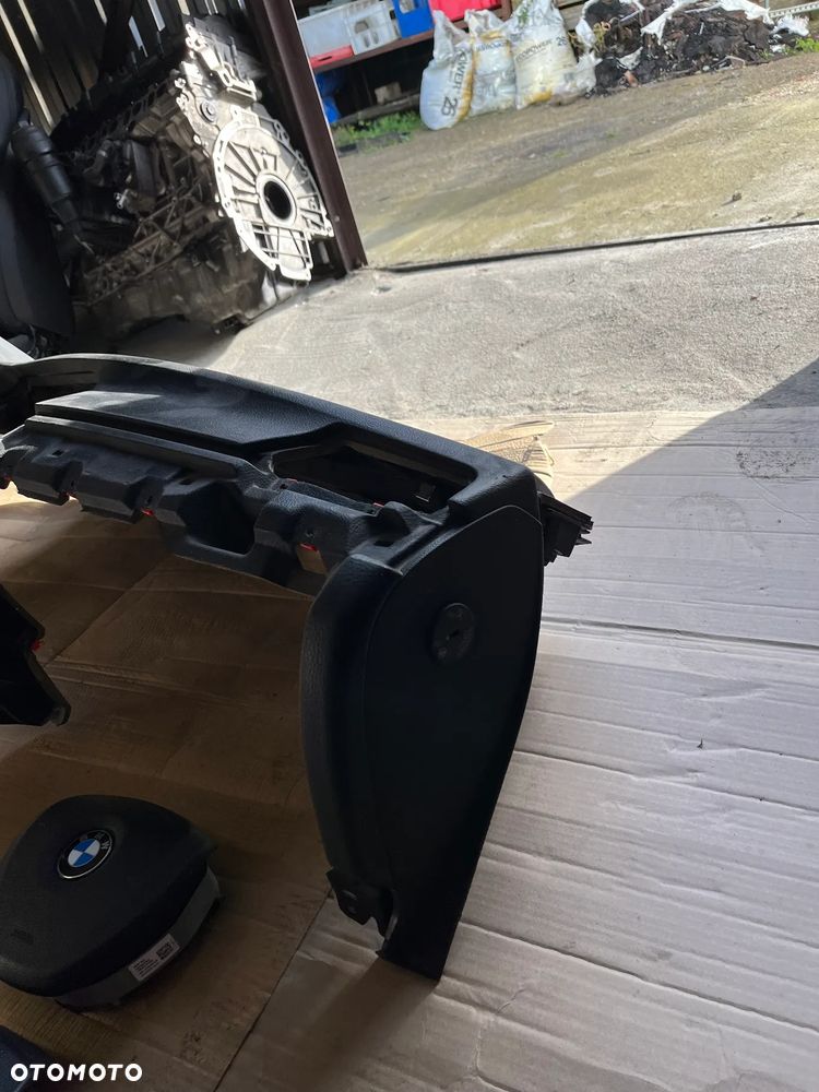BMW 5 F10 F11 DESKA ROZDZIELCZA KOKPIT KONSOLA HUD ARIBAG NAPINACZE ORYGINAŁ KOMPLET - 5