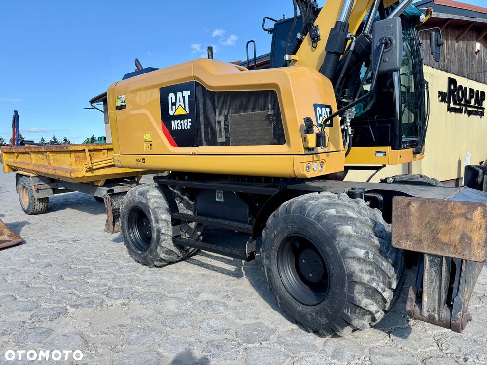 Caterpillar CAT M318F 318 ENGCON przyczepa 3 łyżki system LEICA 2D - 3
