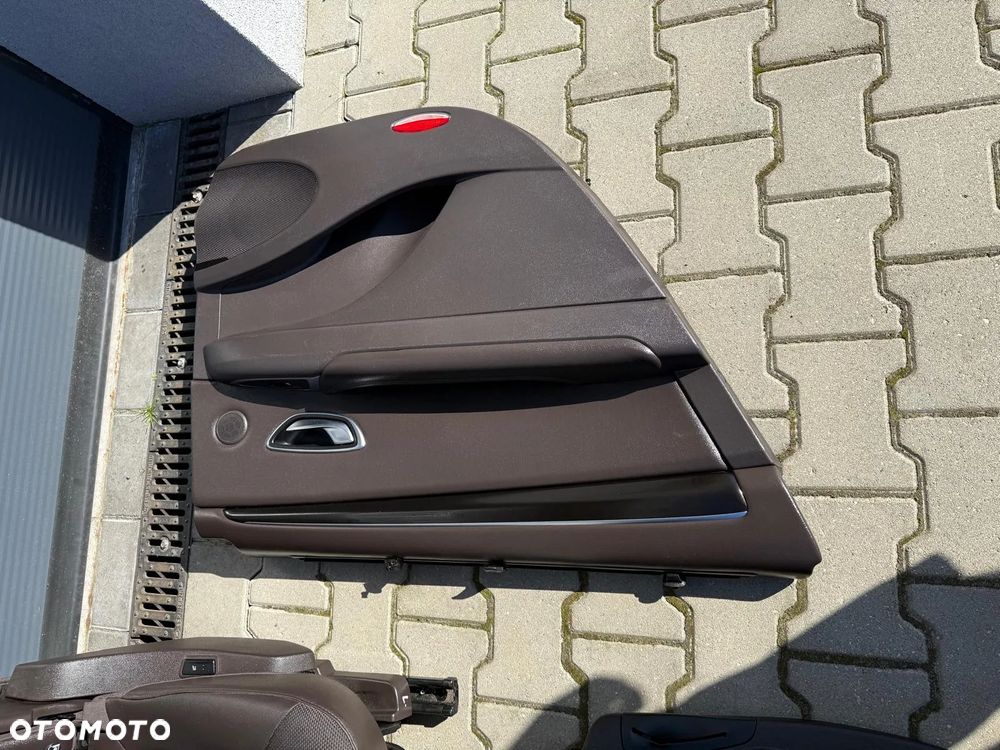 RENAULT ESPACE V KOMPLET FOTELI 5 OSÓB BRĄZOWA PÓŁSKÓRA GRZANE PRZÓD TYŁ - 14