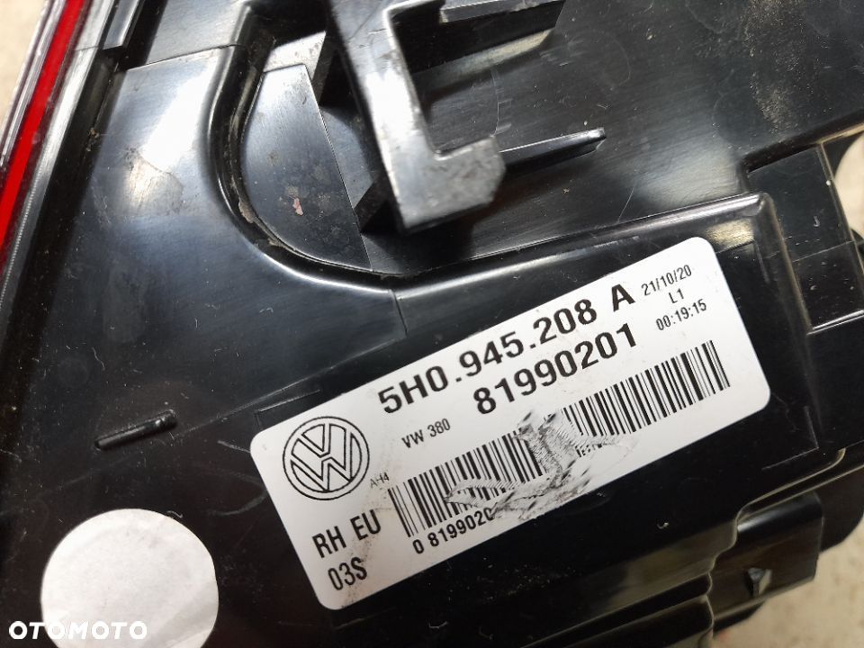VW GOLF 8 VIII IQ LIGHT LED LAMPA TYŁ PRAWA TYLNA 5H0945208A - 7