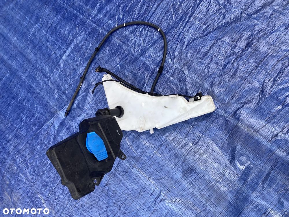 ZBIORNIK ZBIORNICZEK SPRYSKIWACZY POMPKI KOMPLET AUDI A6 C7 4G1955462 4G8955451D ORYGINAŁ - 1