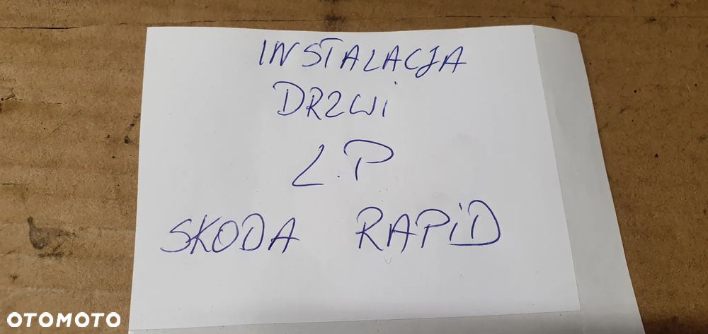 Wiązka instalacja drzwi lewy przód Skoda Rapid - 8