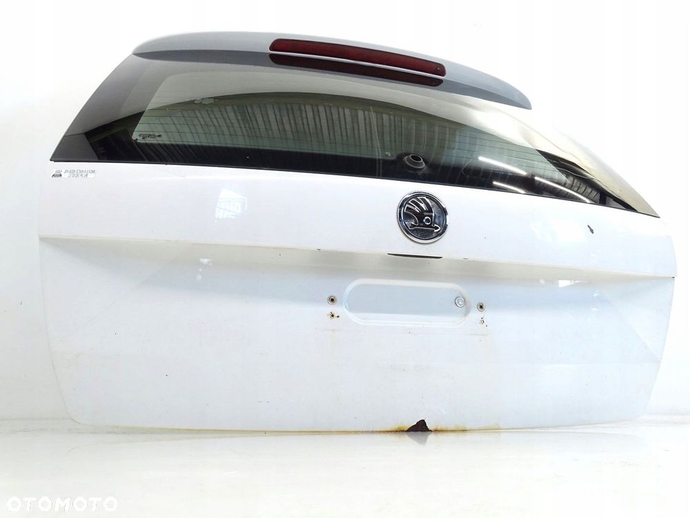 KLAPA TYŁ TYLNA BAGAŻNIKA Z SZYBĄ SKODA OCTAVIA III 5E KOMBI BIAŁA LF9E - 3