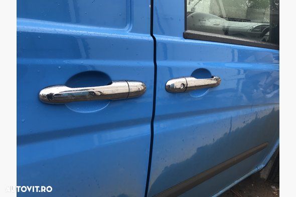 Manere usi inox Mercedes VITO W639 2004-2013 husa capota,oglinzi cromate - 1