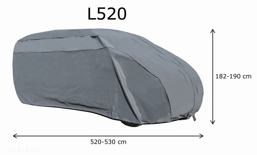 Pokrowiec / plandeka na auto (520-530 cm) - 4