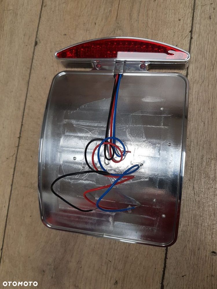 Uchwyt tablicy lampa tył Harley Chopper Cruiser Custom - 5