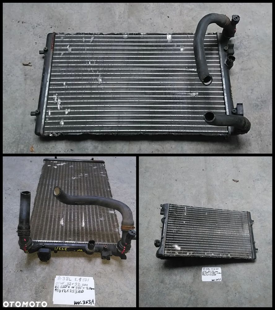 VW AUDI SEAT SKODA CHŁODNICA WODY AUKCJA NR1 - 19