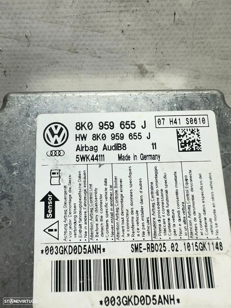 .Módulo Centralina Airbag SRS Original VW Volkswagen Audi 8K0959655J 2008 - 2016 - 1