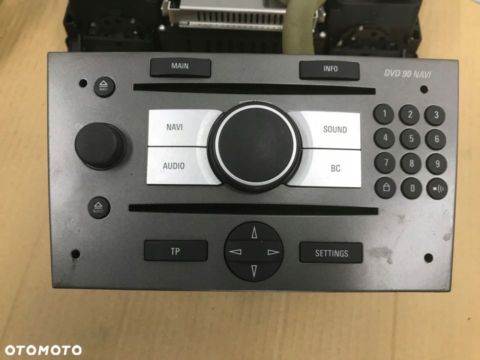 Radio Opel Vectra C Signum dvd nawigacja wyświetlacz antena komplet 13163937 13126514 24461297 - 7