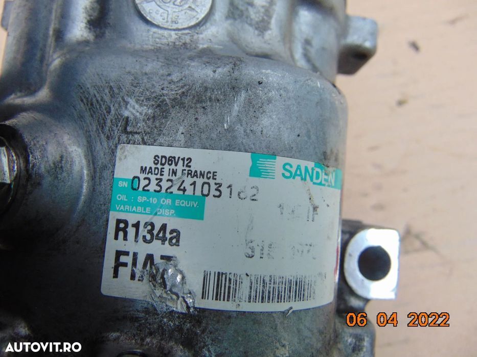 Compresor clima Fiat 1.3 jtd alfa romeo mito punto evo linea bravo dob - 3