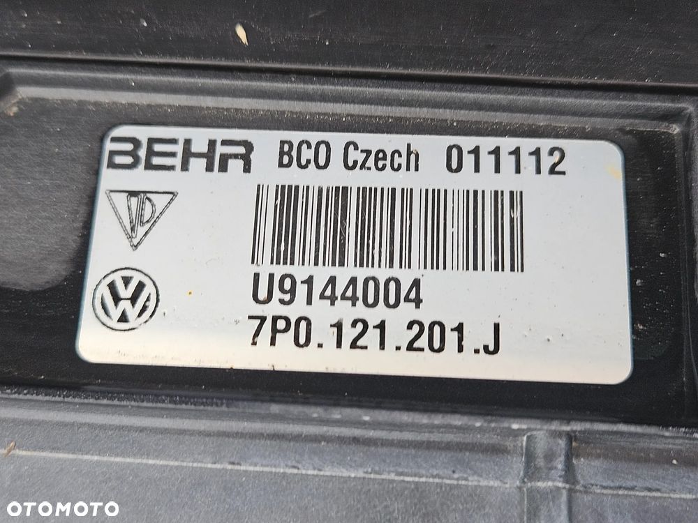 VW TOUAREG 7P 10-18R PAS PRZEDNI PRZOD 3.0 TDI CHLODNICE WENTYLATORY BELKA WZMOCNIENIE KOMPLET 7P0121201 J - 8