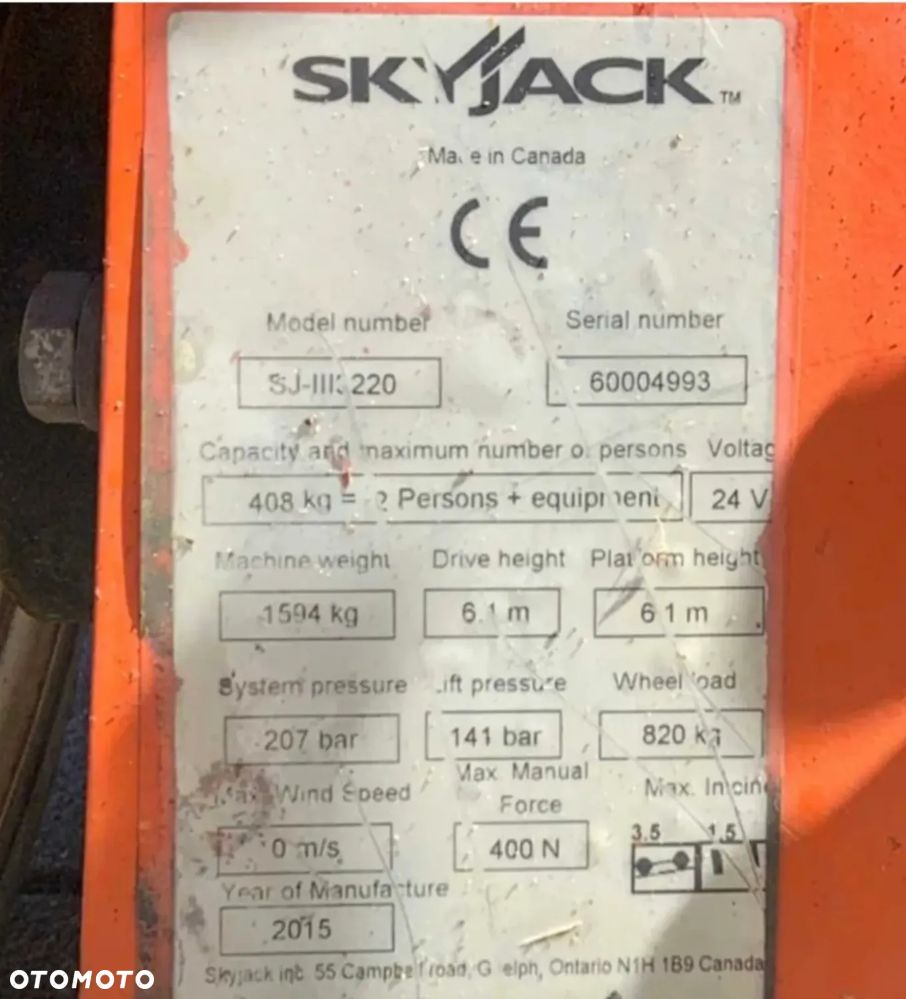 Skyjack SJ III 3220 - 17