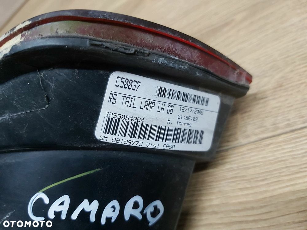 Chevrolet CAMARO V SS 6,2 v8 lampa lewy tył zewnętrzna 92199773 10-14r - 3