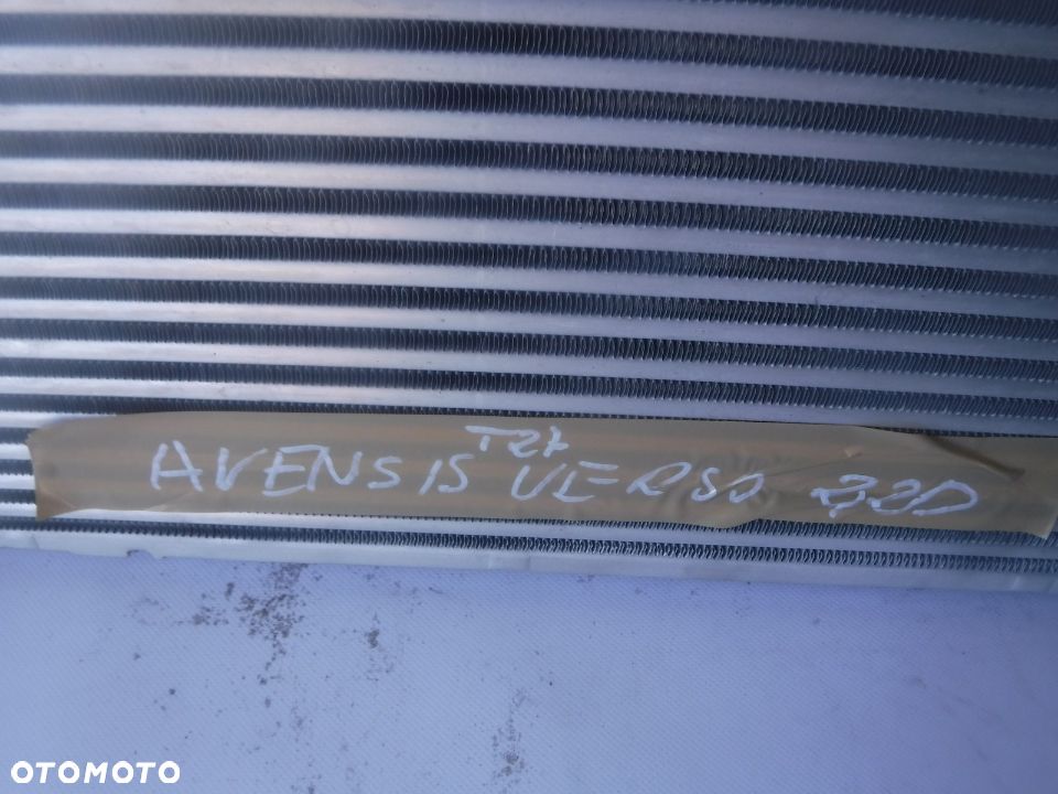 toyota verso avensis t27 2,0 2,2 intercooler chłodnica nowa - 3