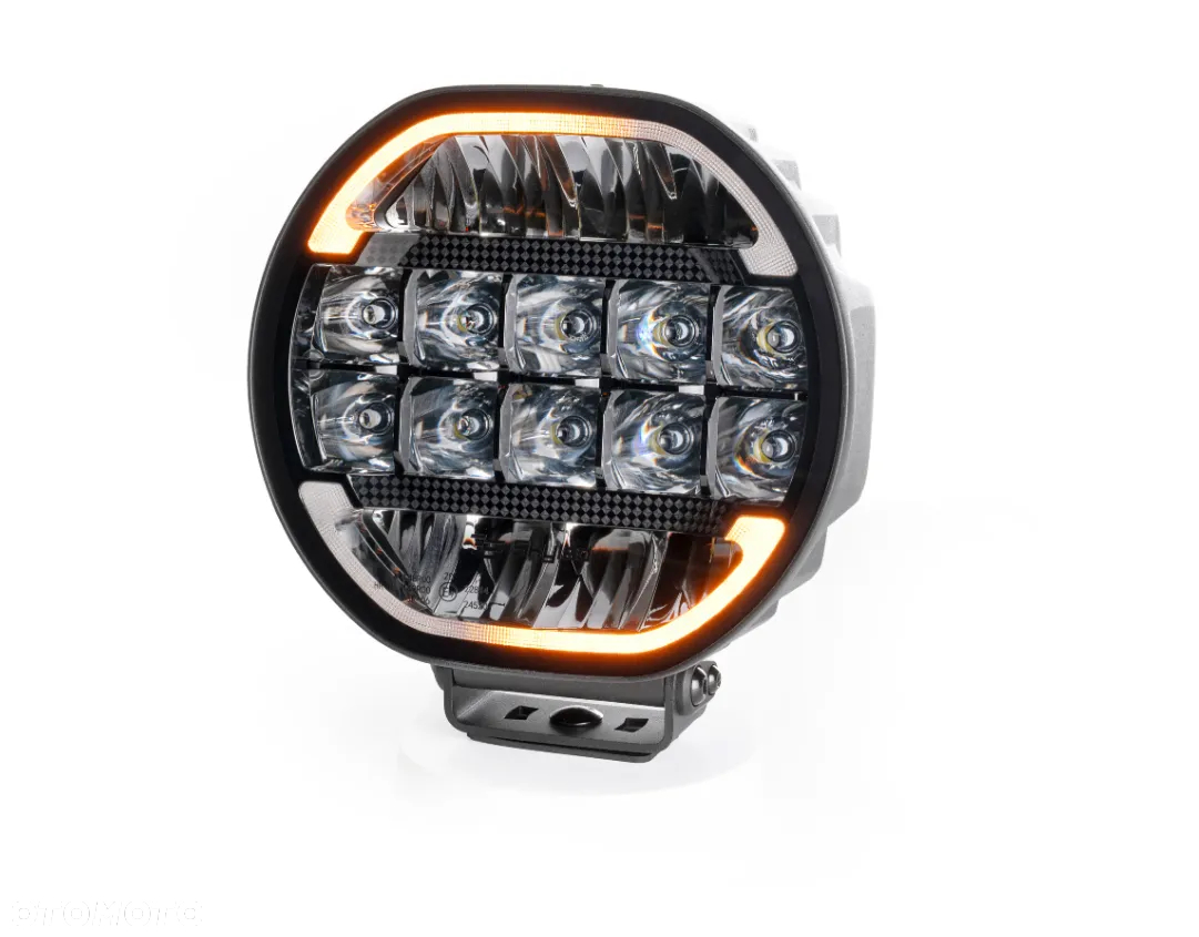 Halogen dalekosiężny reflektor Skyled SCALLOP 9X FI220 180W, z białym i pomarańczowym dynamicznym światłem pozycyjnym) R10/R148/R149 - 2