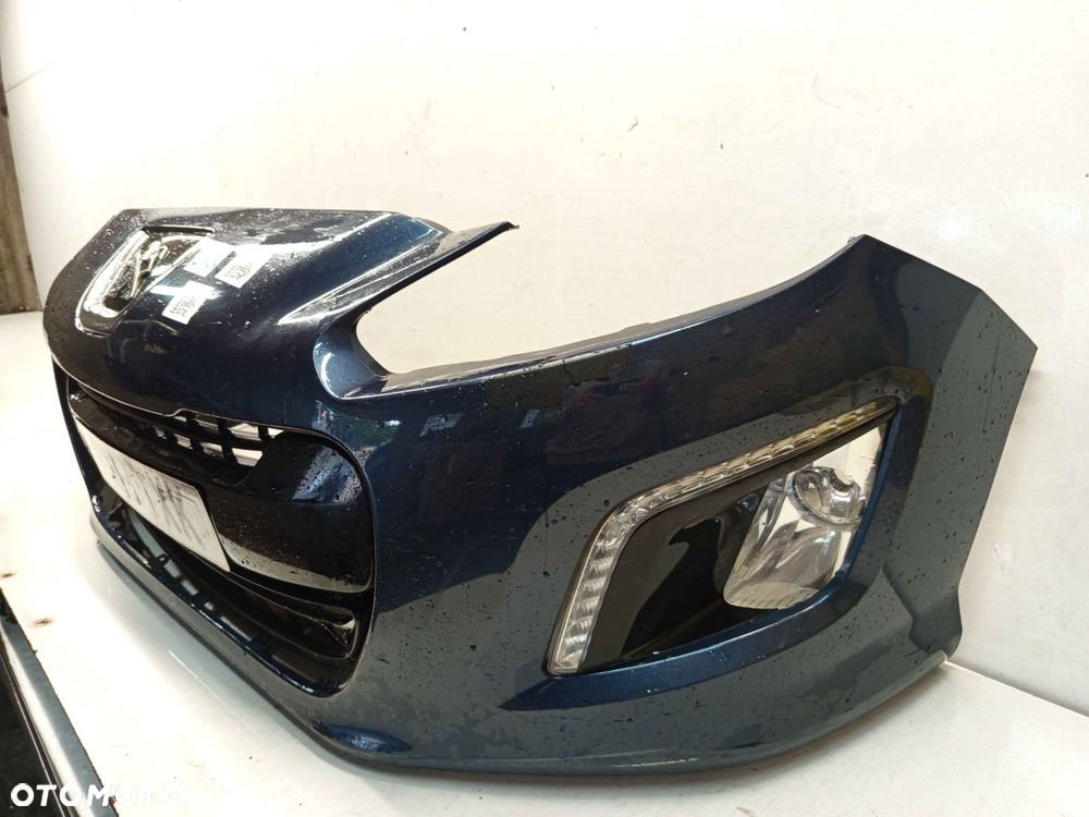 + ZDERZAK PRZÓD PRZEDNI PEUGEOT 308 LIFT FL KGN KGNC GRANAT GRANATOWY LED DRL HALOGENY - 3