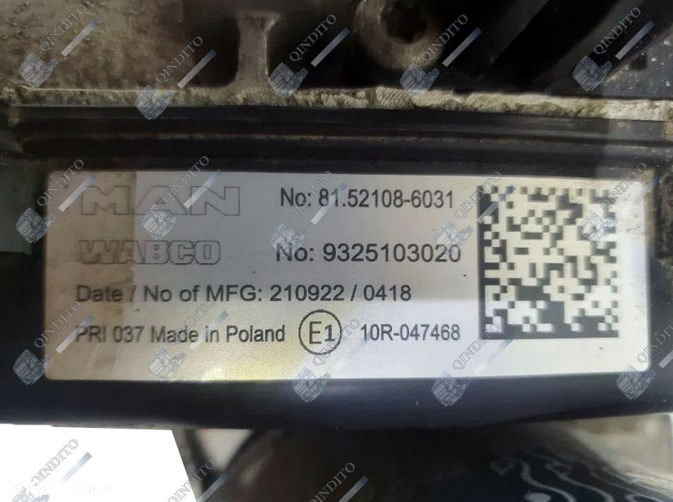 ZAWÓR PODSTAWA OSUSZACZ ECAM MAN TGX TGA EURO 6  81521086031 WABCO 9325103020 - 4