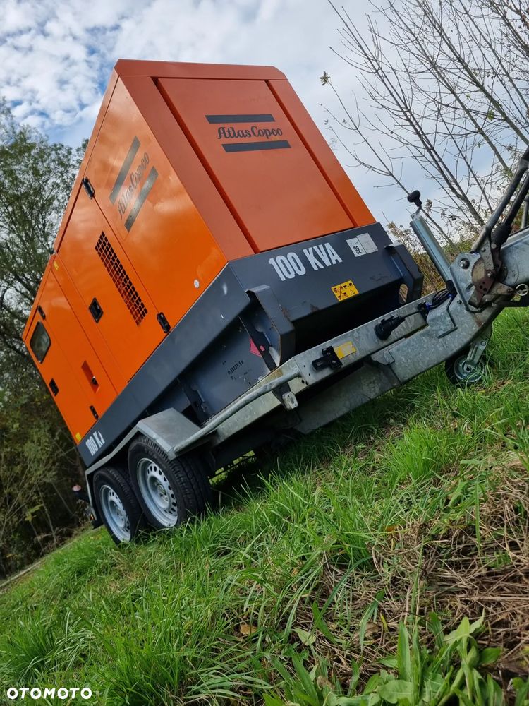 Atlas Copco QAS100 Agregat Prądotwórczy GENERATOR 100 KW 2014r. JAK NOWY z Norwegii  1550mtg PERKINS Przyczepa do rejestracji - 29