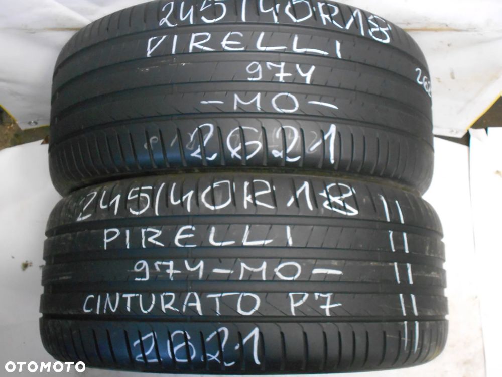 OPONY 245/40R18 PIRELLI CINTURATO P7 MO DOT 2621 6.8MM - 1
