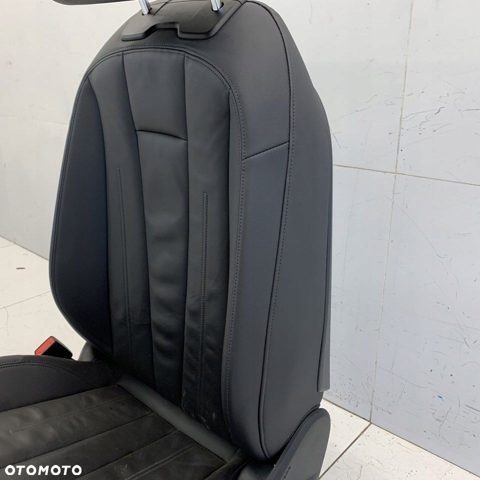 Siedzenie lewe przód SKÓRA fotel elektrycznie suwany AUDI A4 B9 8W LIFT 22r - 10