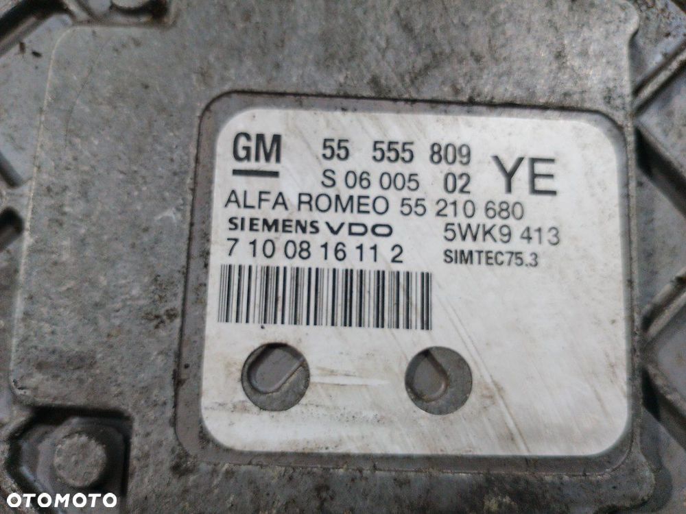 KOMPUTER, STEROWNIK ALFA ROMEO 159 55210680  555558095WK9413 1.8 MPI - 3