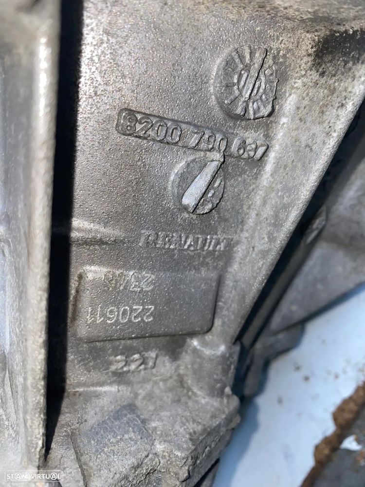 Caixa de 6 Velocidades Renault Laguna / Renault Scénic 1.5 Dci - 8200790637 - 2007 / 2011 - 8