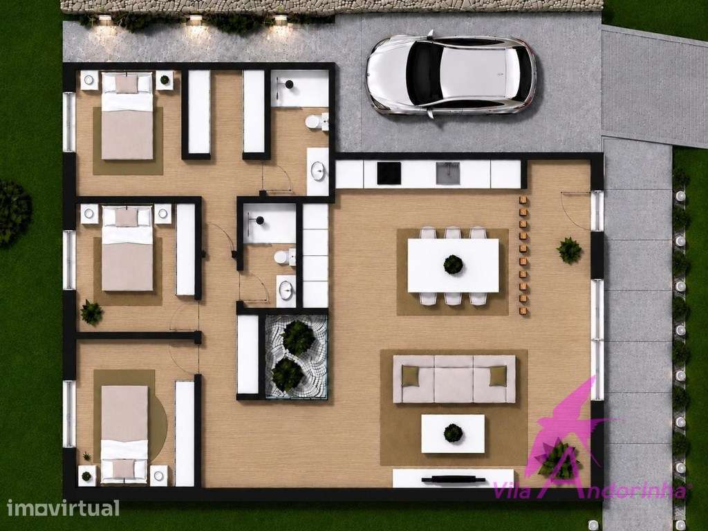 Moradia T3 - Conforto, elegância e qualidade apenas a 15 minutos da... - Grande imagem: 2/10