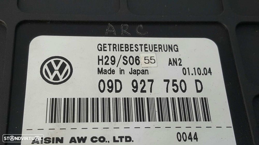 CENTRALINA CAIXA DE VELOCIDADES AUTOMÁTICA VOLKSWAGEN TOUAREG (7LA) TDI V6 - 4