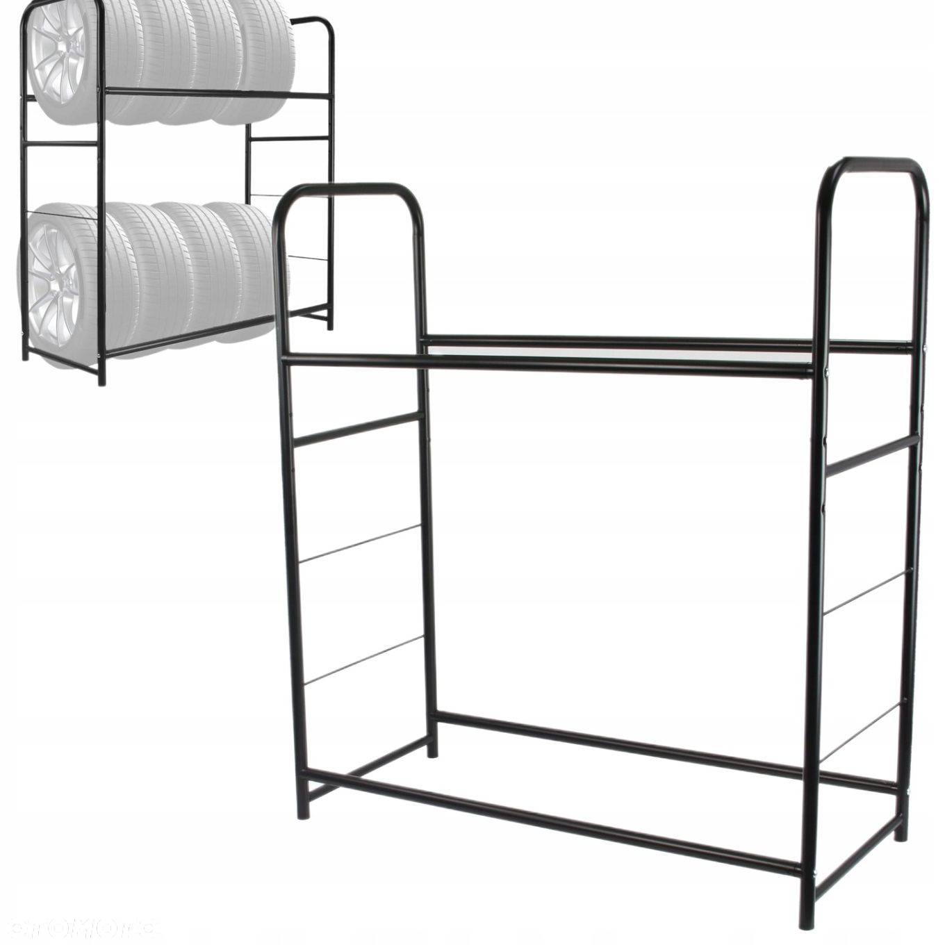 STOJAK DO OPON NA KOŁA FELGI ALUMINIOWE FELGI STALOWE 2P NA 8 KÓŁ M90052 - 8