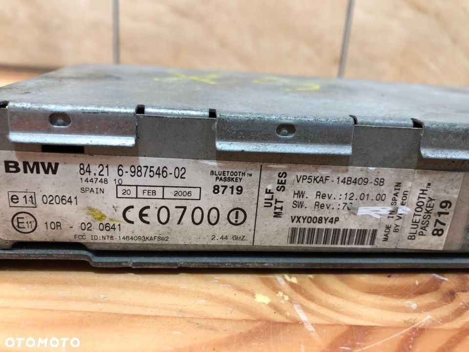 MODUŁ BLUETOOTH BMW X5 E70 987546 - 2