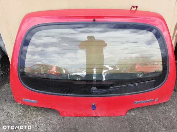 Fiat Seicento 98- tylna klapa bagażnika czerwona 112A