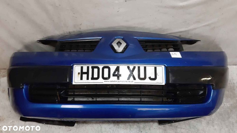 $ ZDERZAK PRZÓD PRZEDNI RENAULT MEGANE 2 II BŁĘKITNY NIEBIESKI - 1