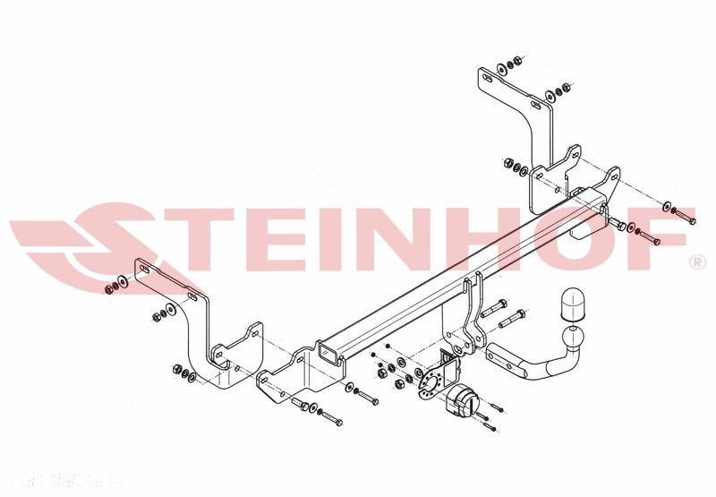 Hak holowniczy + MODUŁ 7PIN  do Citroen C4 Picasso od 2013 do 2018 - 2