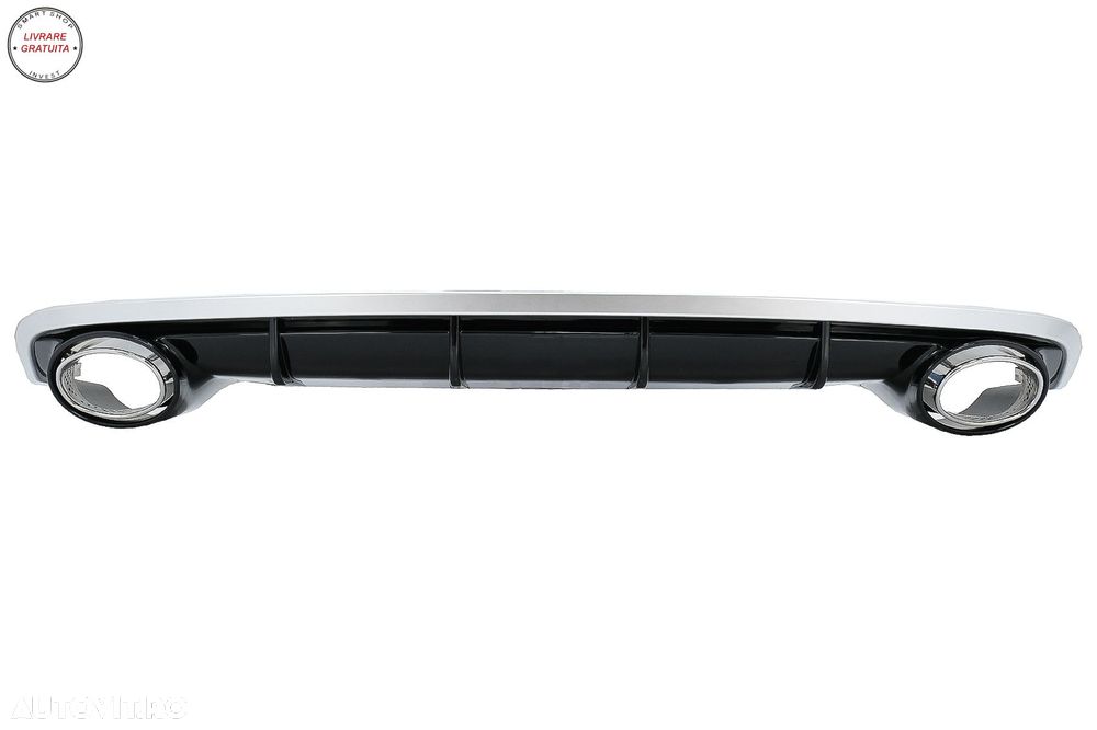 Difuzor Bara Spate si Ornamente Evacuare Audi A6 4G Facelift (2015-2018) RS6 Desig- livrare gratuita - 2