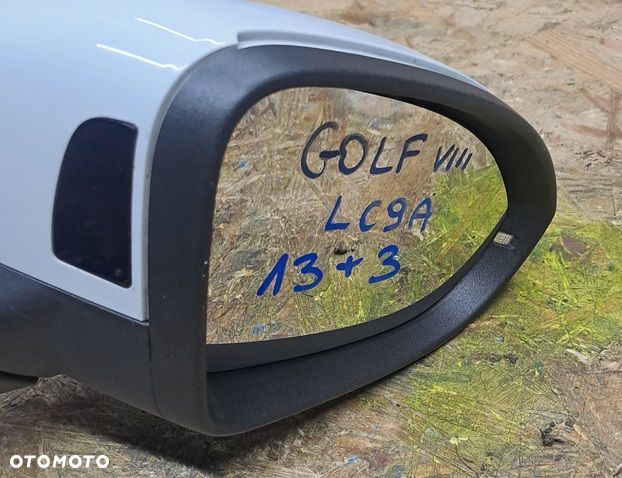 vw golf viii 5h0 lusterko prawe 13+3 / 16 pin kabli asystent lc9a eu - 4