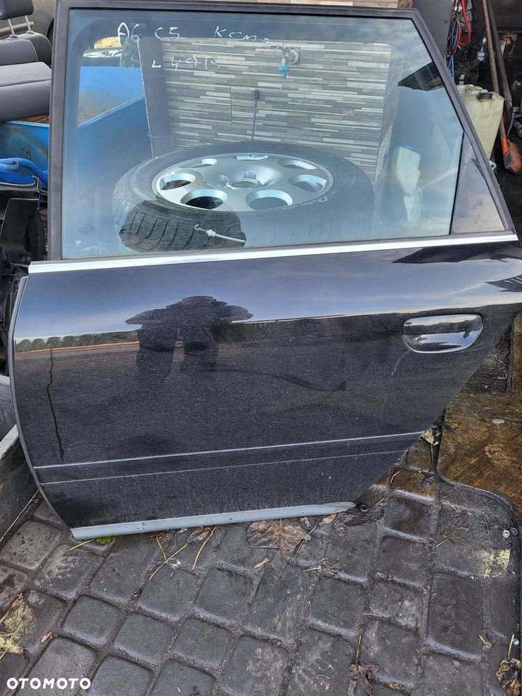 Drzwi tylne lewe audi a6 c5 kombi lakier ly9b kompletne bez korozji