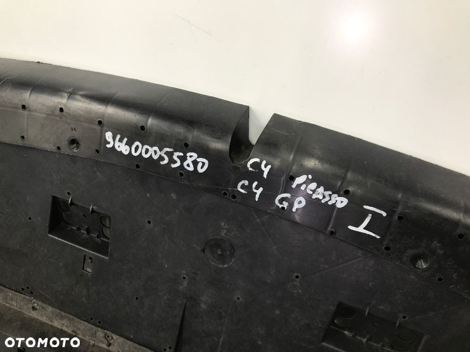 Osłona pod zderzak Citroen C4 Grand Picasso I 06-15r. przednia płyta dolna podwozia 9660005580 - 4
