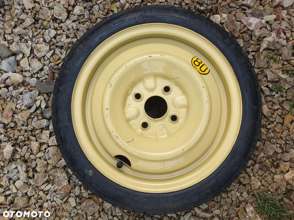 KOŁO ZAPASOWE DOJAZDOWE R14 4X100 HYUNDAI KIA TOYOTA MAZDA 115/70R14 POSIADAM 5 SZT - 4
