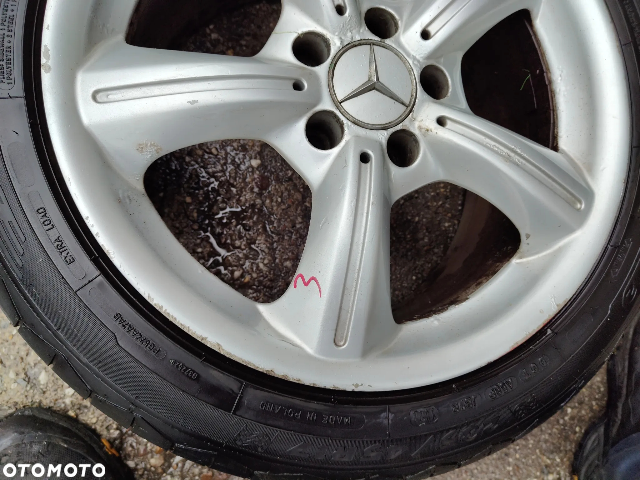 MERCEDES SLK 171 Felga aluminiowa Oryginał 17 1714011302 - 3
