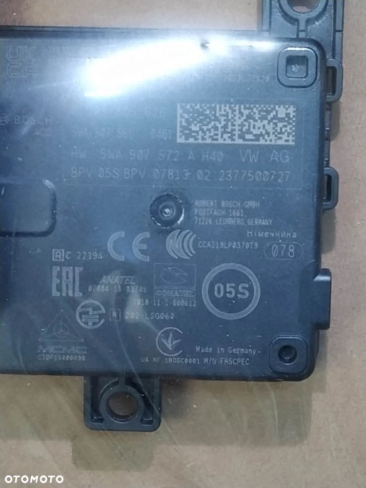 VW AUDI SEAT SKODA RADAR DISTRONIC ACC NOWY ORYGINAŁ - 3