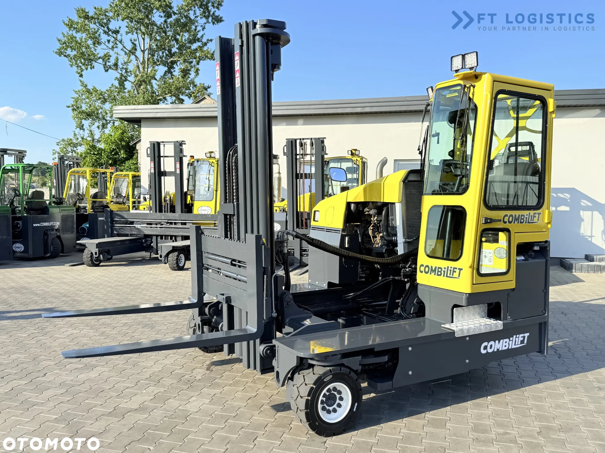 Combilift C5000 / DIESEL / TRIPLEX 6000MM / WOLNY SKOK / POZYCJONER WIDEŁ / WBUDOWANA WAGA / OGRZEWANIE / PEŁNA KABINA / STAN IDEALNY / zeroka oferta wózków czterokierunkowych i bocznych, dopasowanych do różnorodnych potrzeb i zastosowań - 13