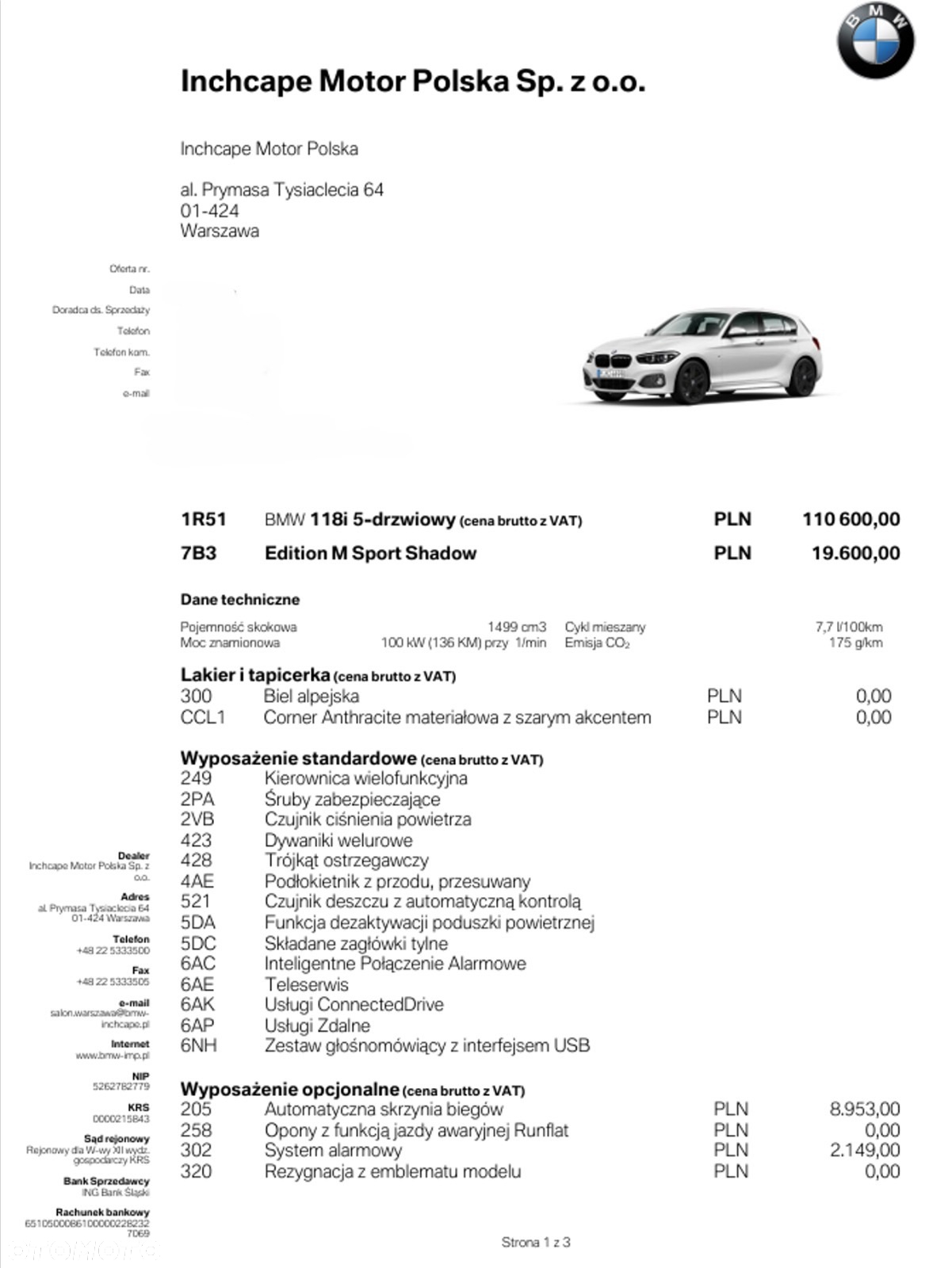 BMW Seria 1 118i M Sport Shadow - 30