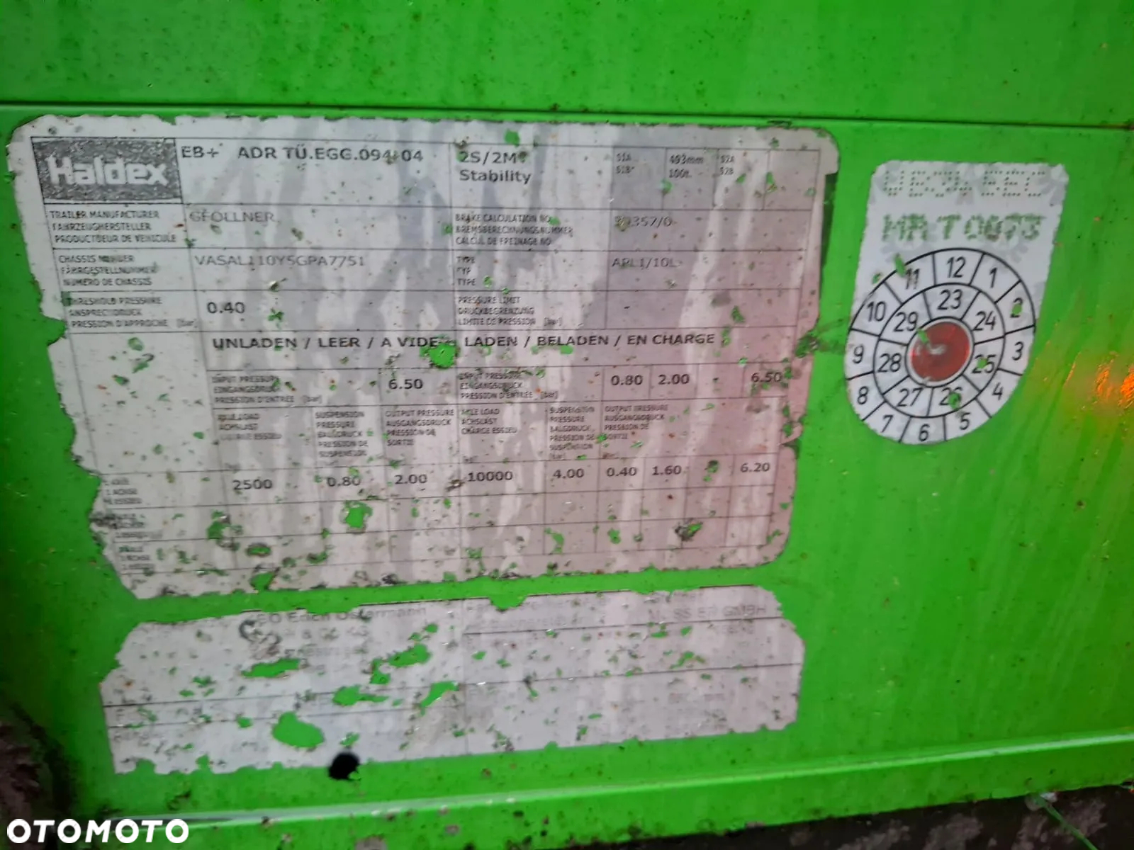 Inny Gföllner Burto-Plandeka Przyczepa jednoosiowa DMC: 10.000 KG Sprowadzona ! - 13