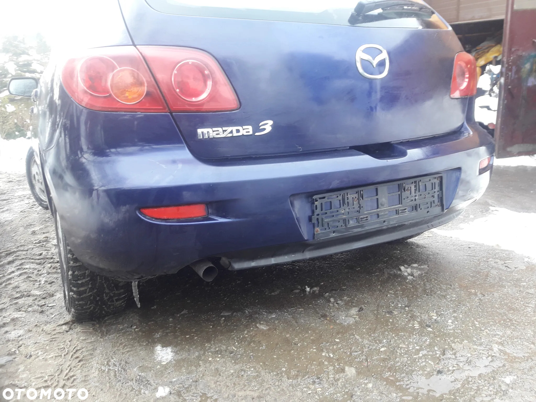 Mazda 3 BK 03-09 HB Zderzak  tylny tył - 4