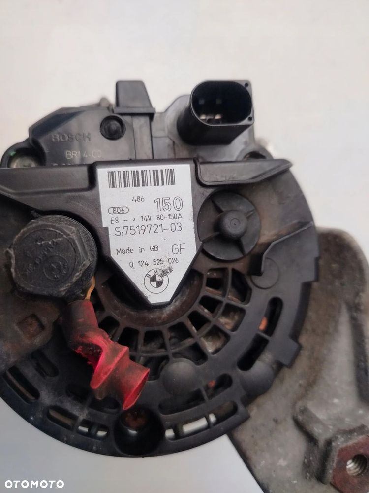 BMW X3 E83 03R- ALTERNATOR 2.5 BENZYNA 7519721 0124525026 - 6