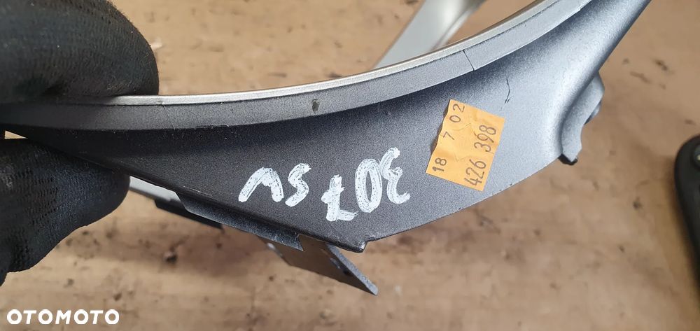 Ramka tunelu konsoli dekor Peugeot 307 9636013877 - 6