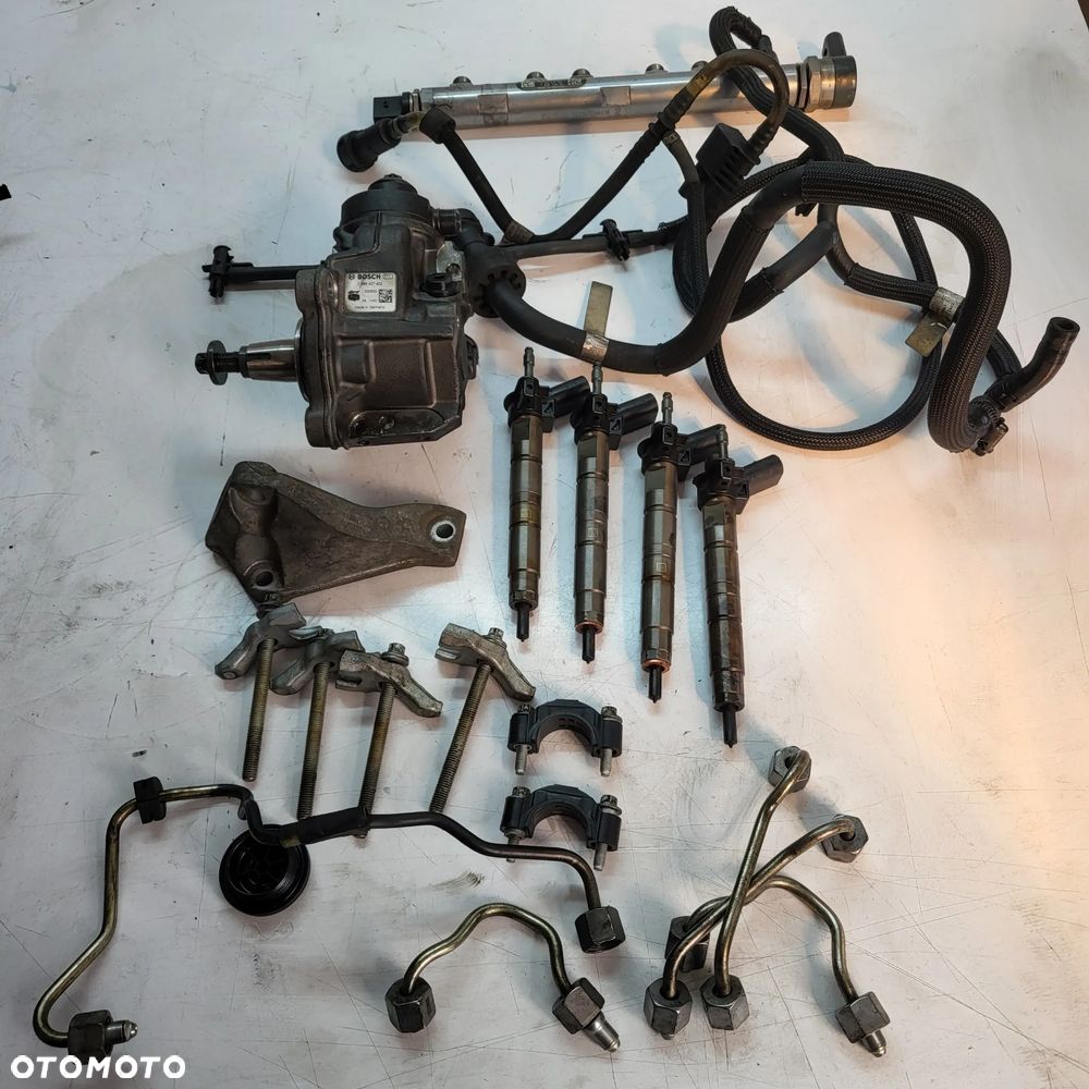 BMW 3 E90 N47 UKŁAD PALIWOWY POMPA LISTWA WTRYSKI PRZEWODY 7809128 0986437402 7805428 - 1