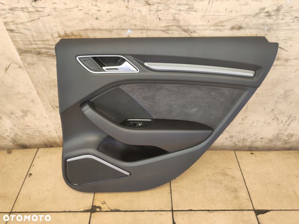 boczek tapicerka drzwi prawy tył audi a3 rs3 8v hb 5d alcantara - 1