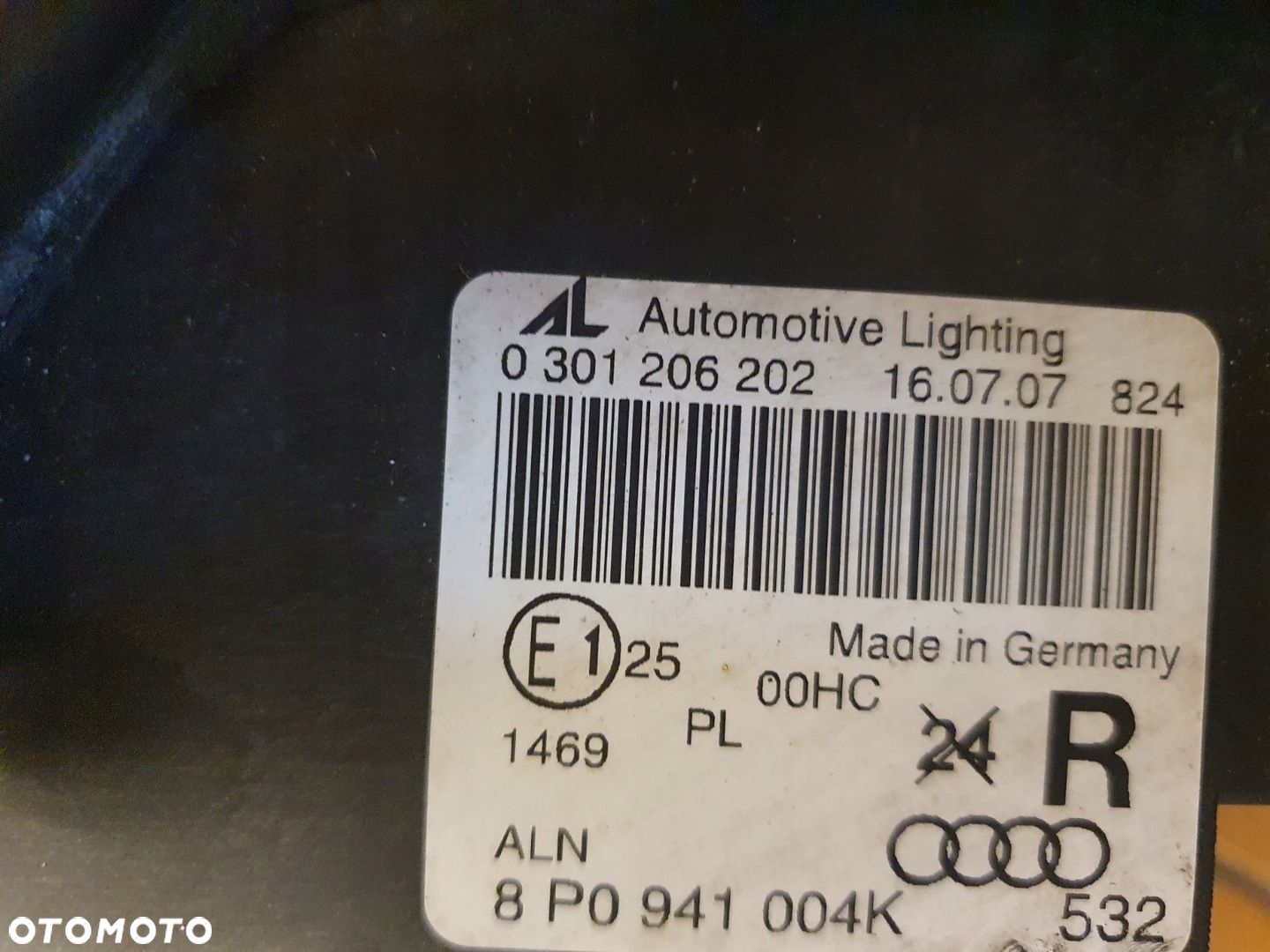 REFLEKTOR L/P AUDI A3 8P EUROPA - 7